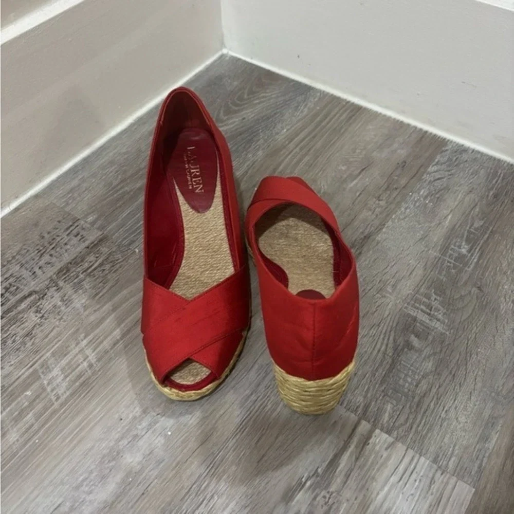 Lauren‎ Ralph Lauren Coral Espadrille Flats